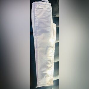 Talbots slim ankle Jean 8P white